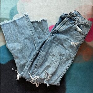 Grey Bandit Ripped Denim Jeans